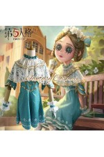 Identity V Doctor Emily Dyer Yesterday Blue Dress Kids Children Cosplay Costume